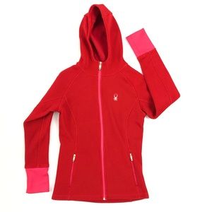 Spyder Red Core Sweater with Hood